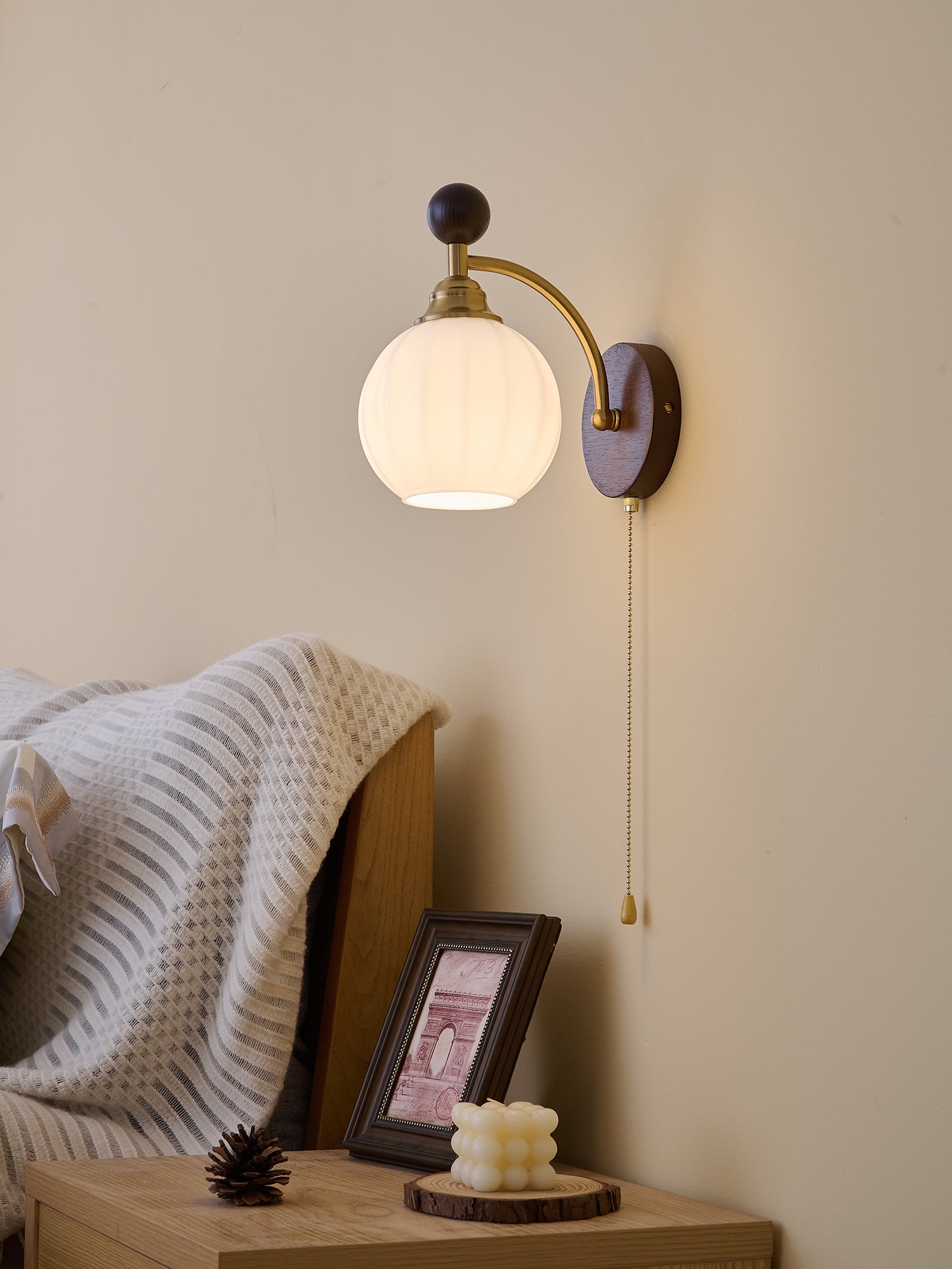 Clarendon Wall Light, Hardwired Wall Sconce, detail 44