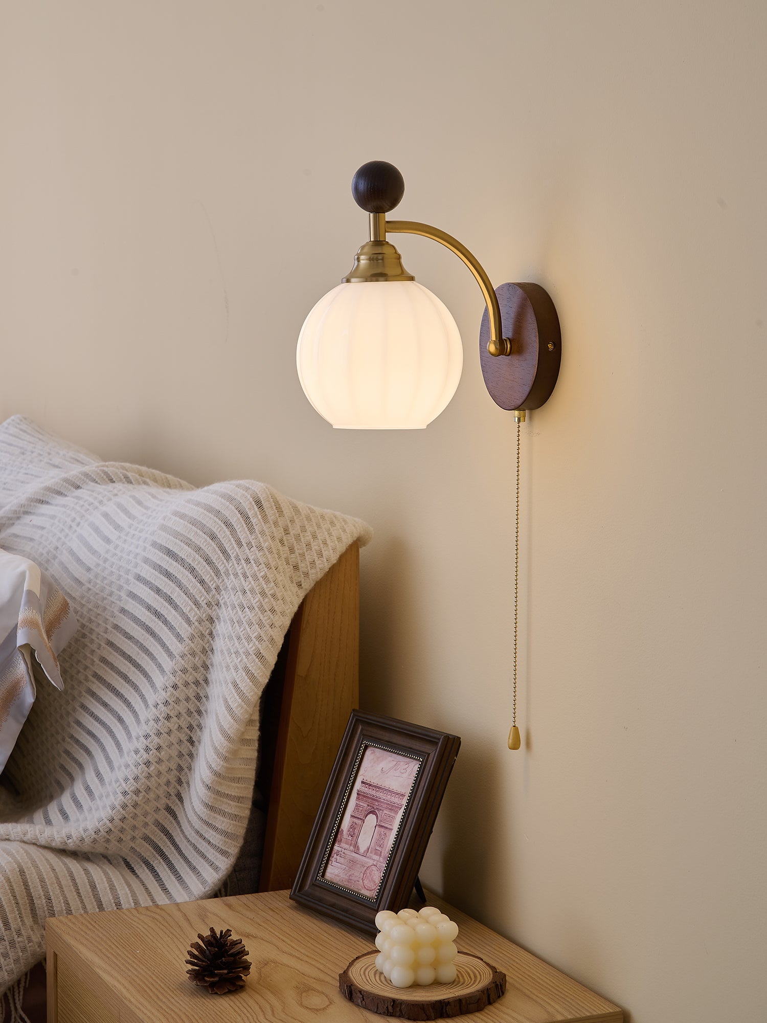 Clarendon Wall Light, Hardwired Wall Sconce, detail 45