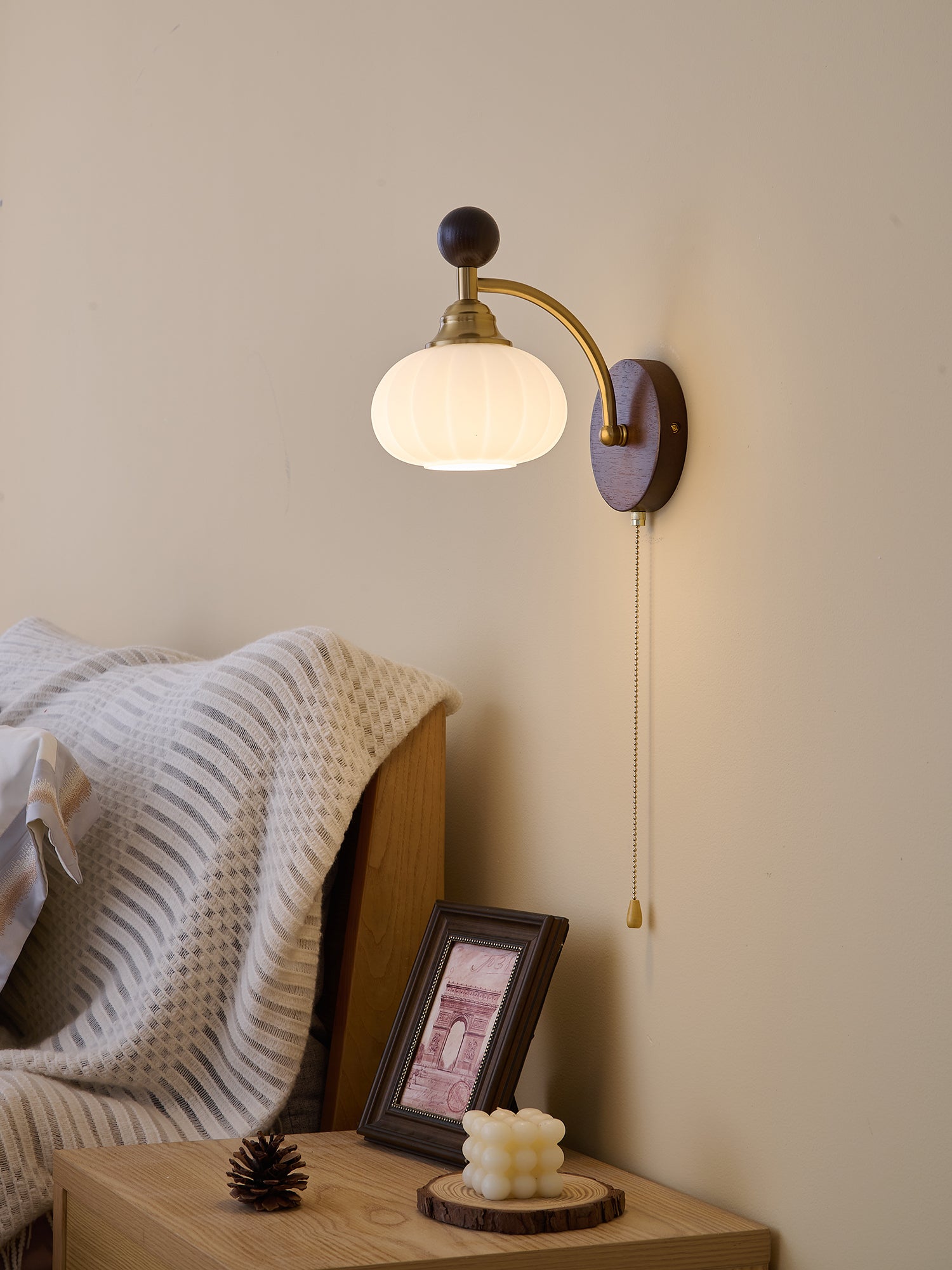 Clarendon Wall Light, Hardwired Wall Sconce, detail 10