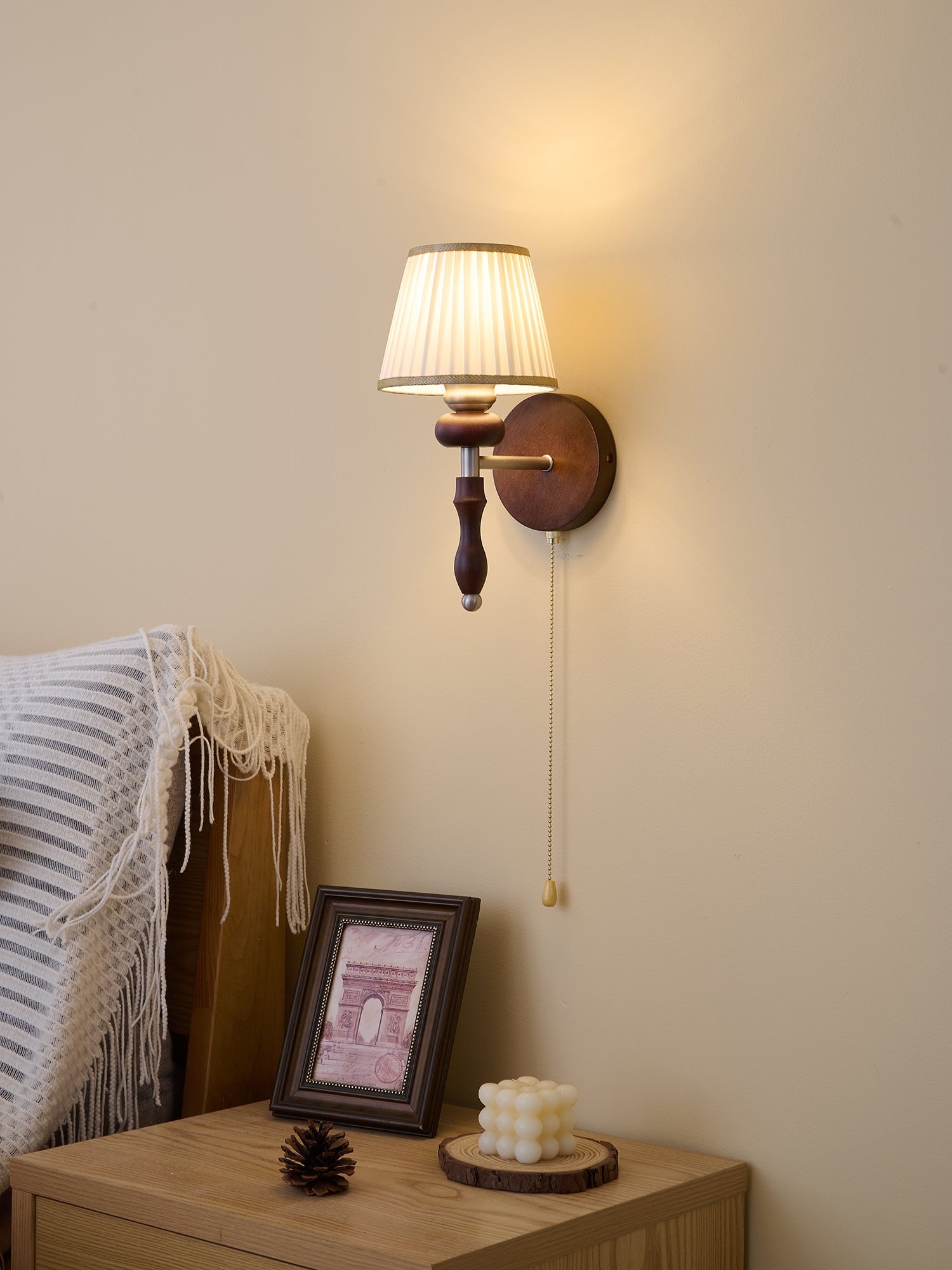 Clarendon Wall Light, Hardwired Wall Sconce, detail 3