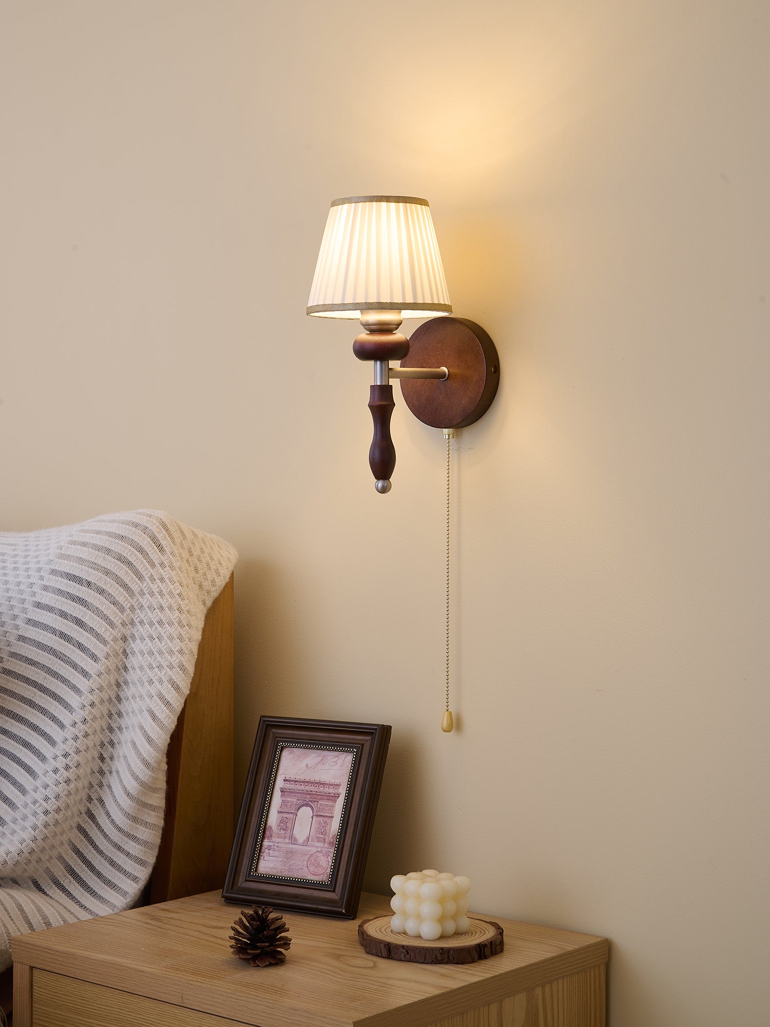 Clarendon Wall Light, Hardwired Wall Sconce, detail 17
