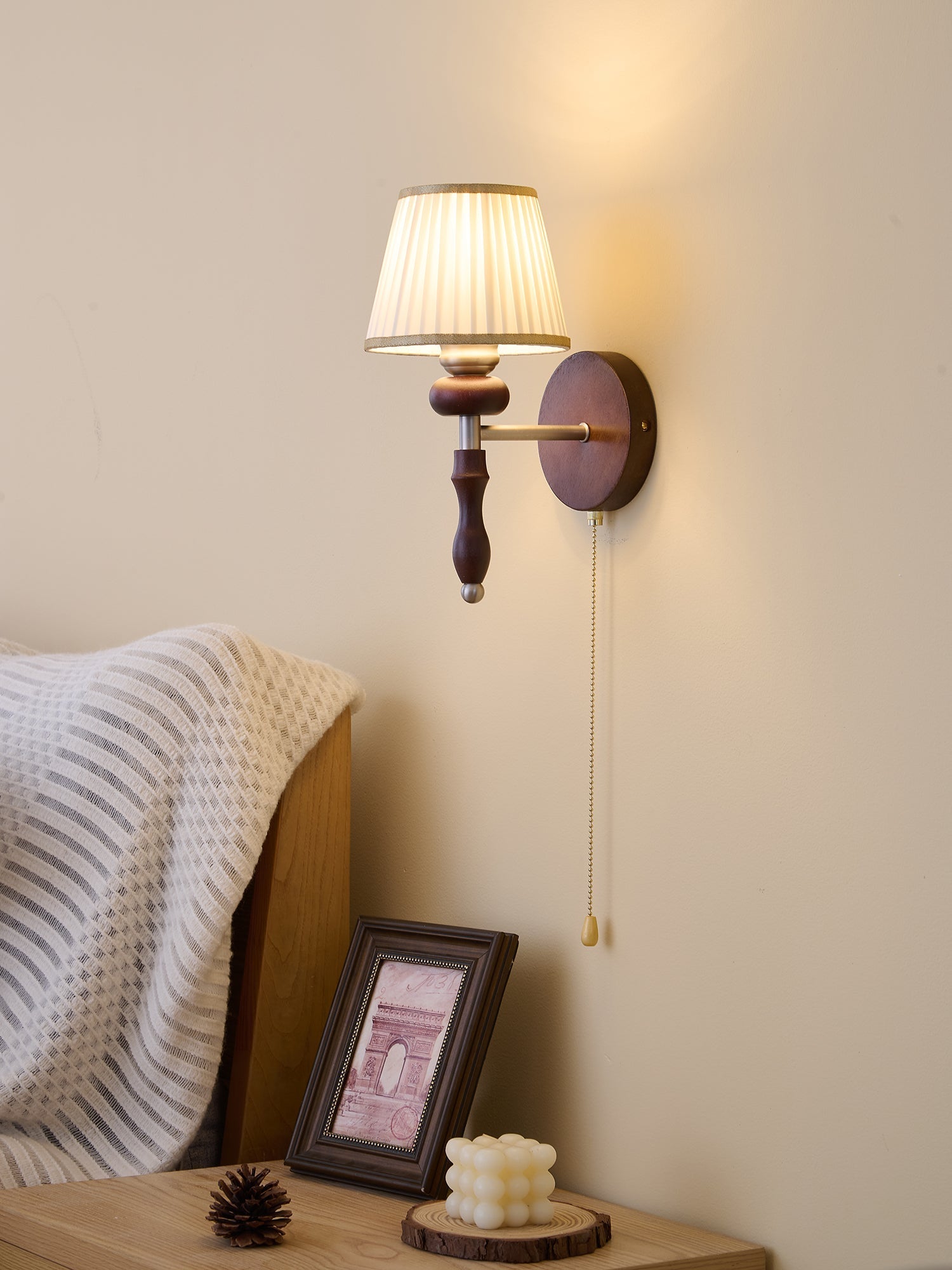 Clarendon Wall Light, Hardwired Wall Sconce, detail 18