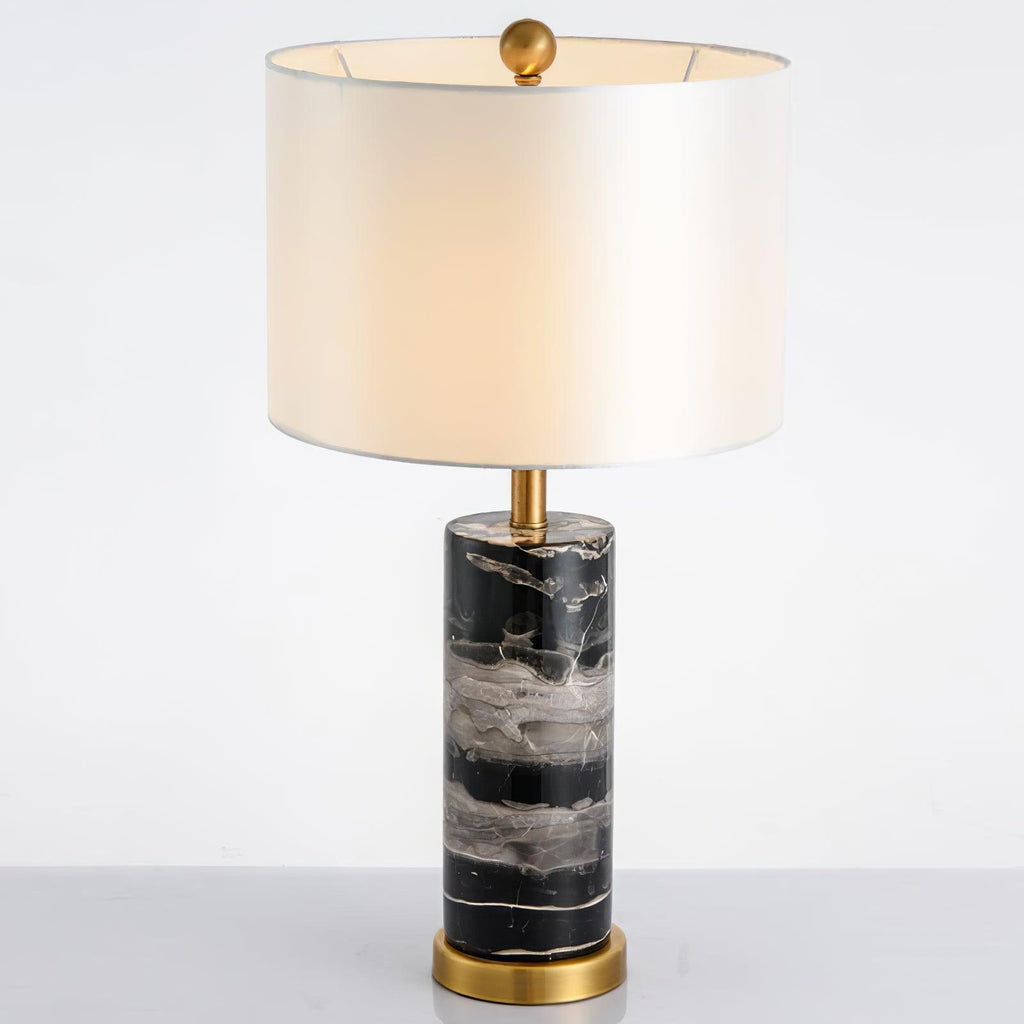 Cliff Table Light, Bedside Table Lamp, Metal, ∅ 14.9″ x H 25.5″