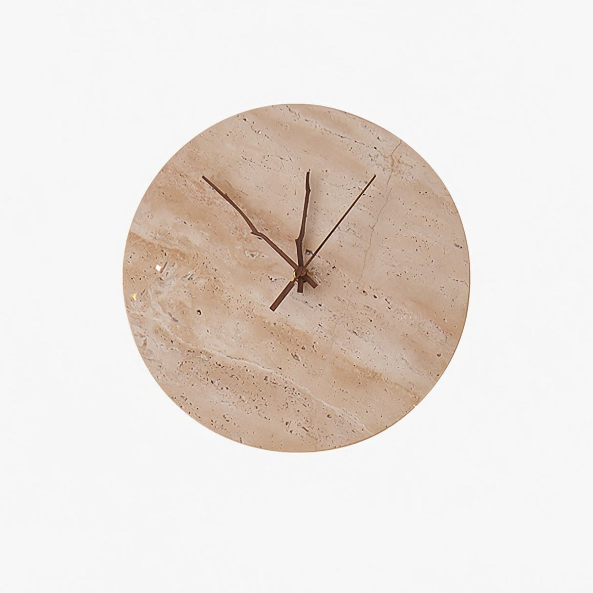 Clock Travertine Wall Light, Hardwired Wall Sconce, detail 12