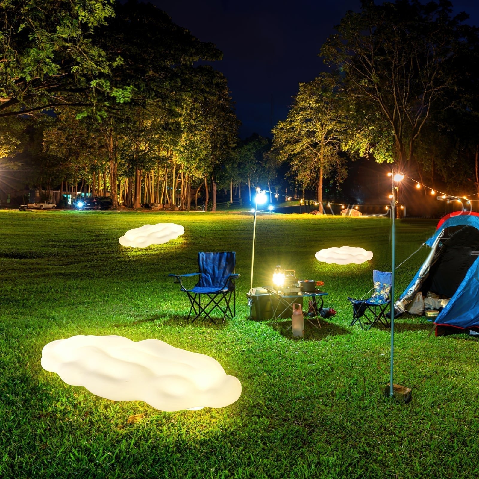 Cloud Exterior Floor Light, Outdoor Wall Light, detail 6