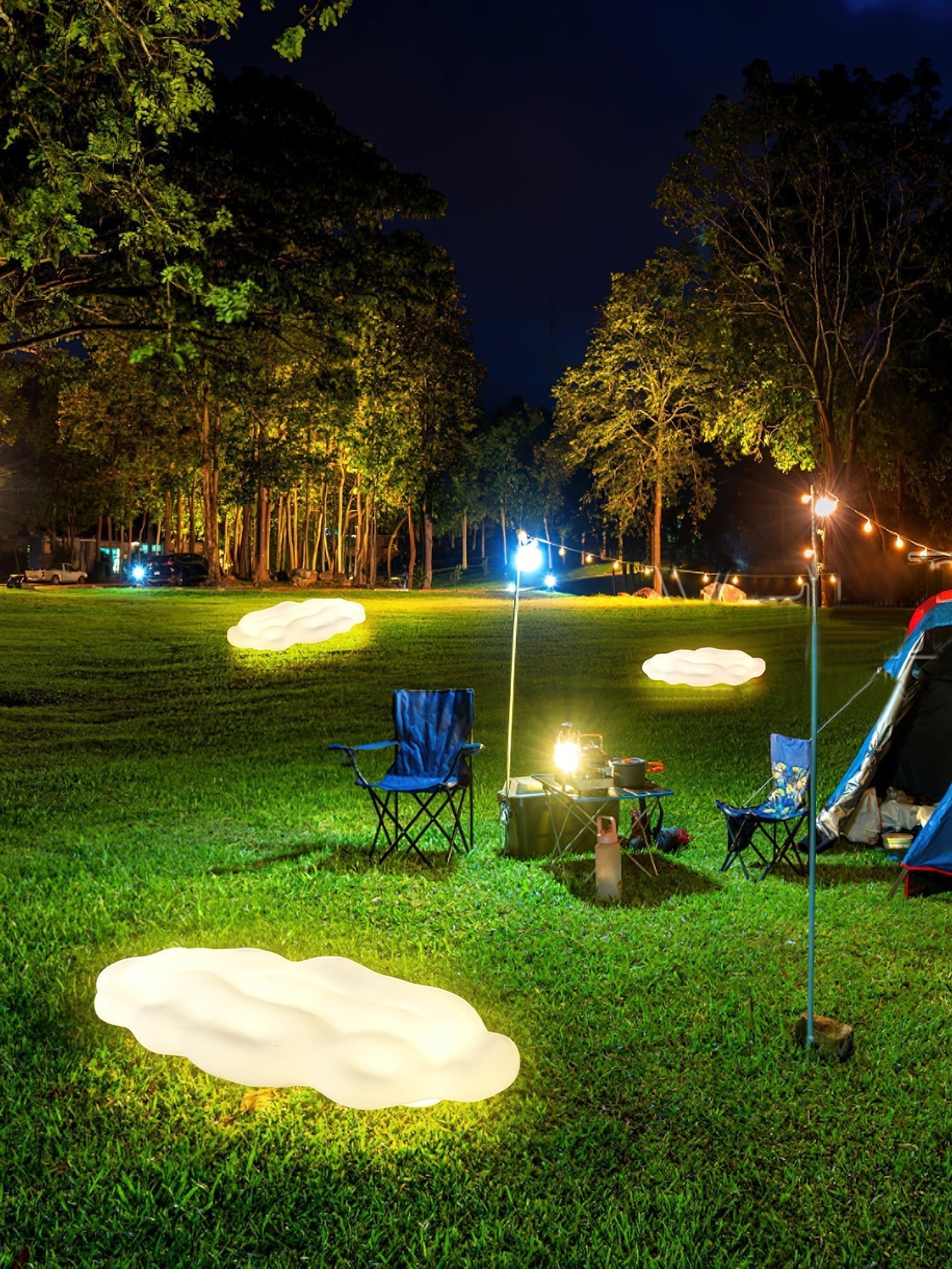 Cloud Exterior Floor Light, Outdoor Wall Light, detail 10