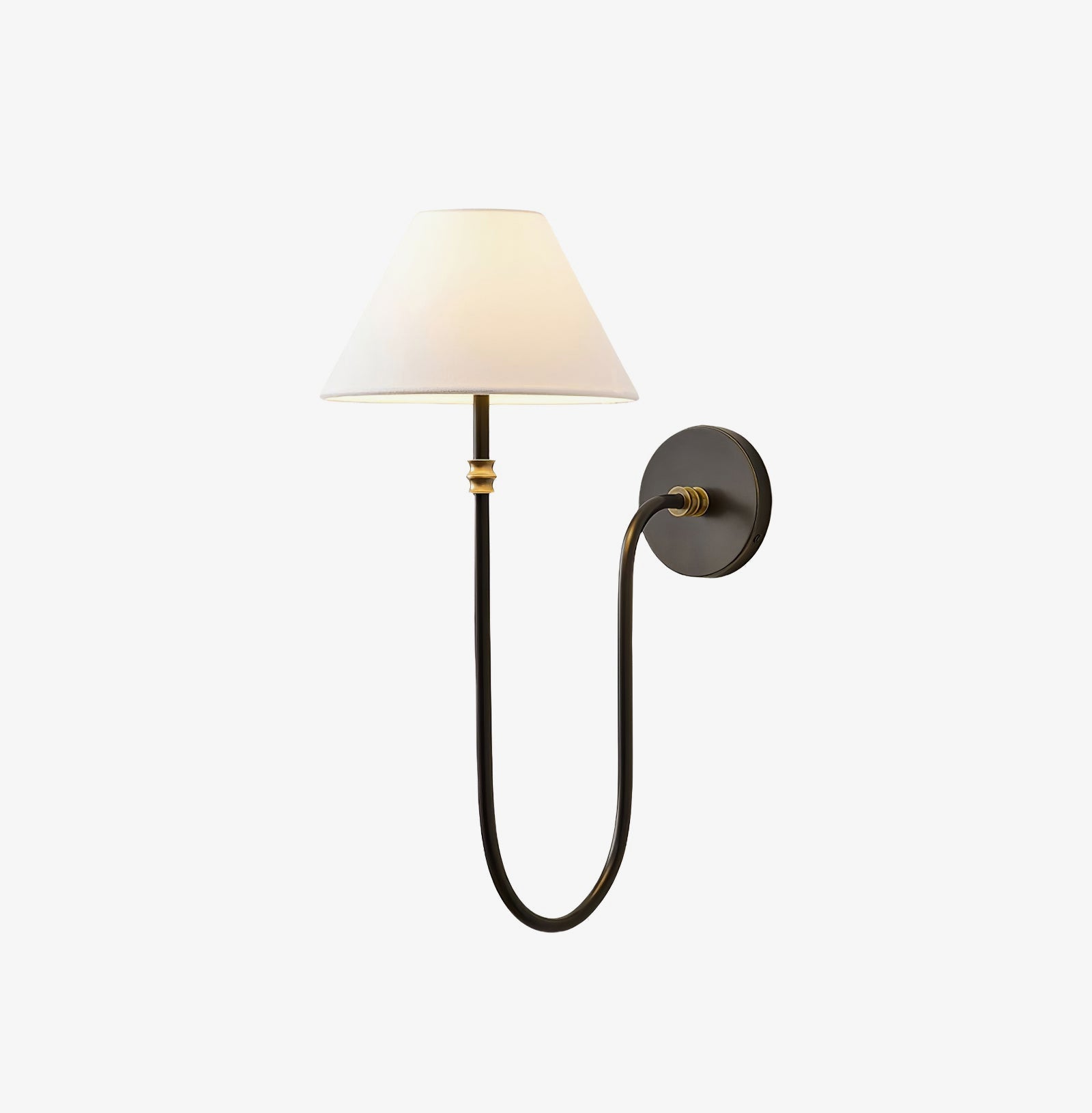Collins Wall Light, Hardwired Wall Sconce, Metal, Dia 34cm x H 47cm