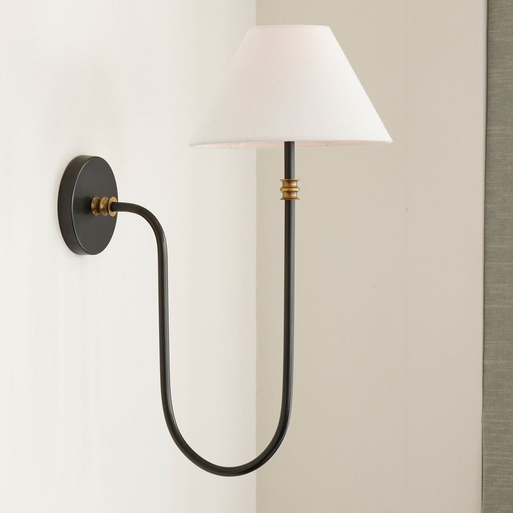 Collins Wall Light, Hardwired Wall Sconce, detail 3