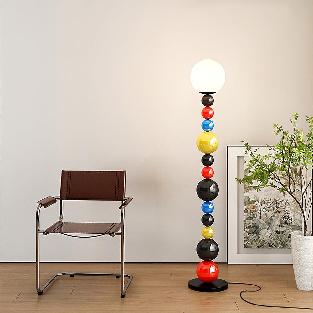 Colorful Circular Ball Floor Light, Floor Lamp, detail 4
