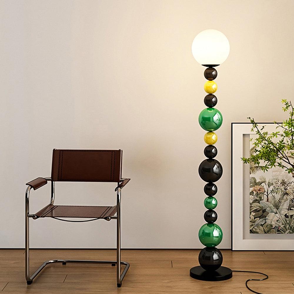 Colorful Circular Ball Floor Light, Floor Lamp, detail 3