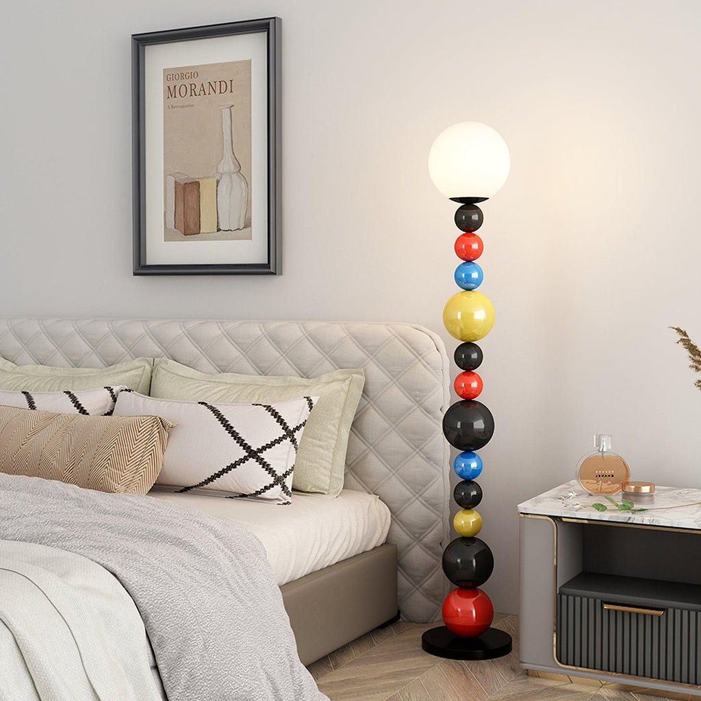 Colorful Circular Ball Floor Light, Floor Lamp, detail 2