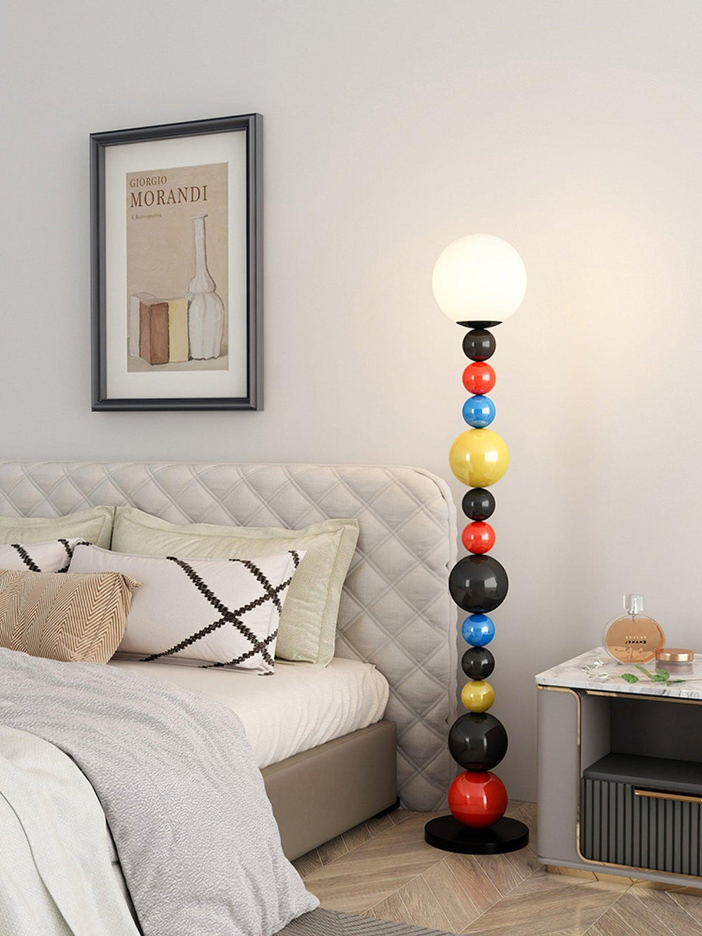 Colorful Circular Ball Floor Light, Floor Lamp, detail 7