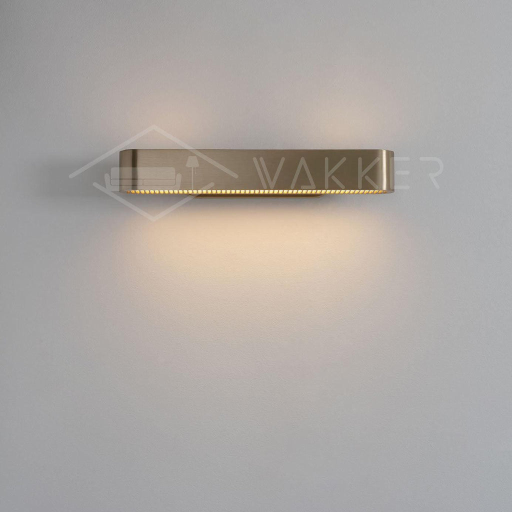 Colt Wall Light, Hardwired Wall Sconce, Brass, Dia 40cm x H 6cm