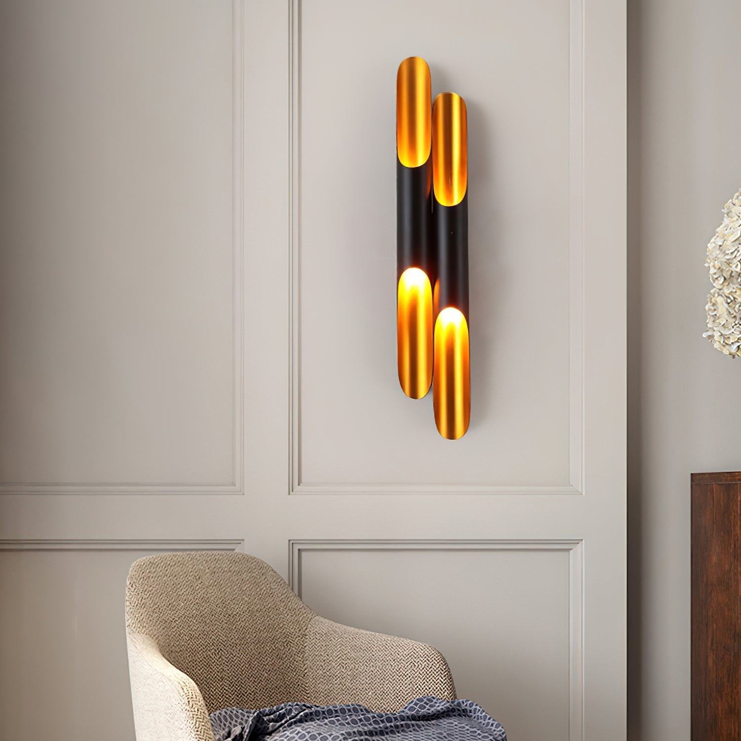 Coltrane Wall Light, Hardwired Wall Sconce, detail 3