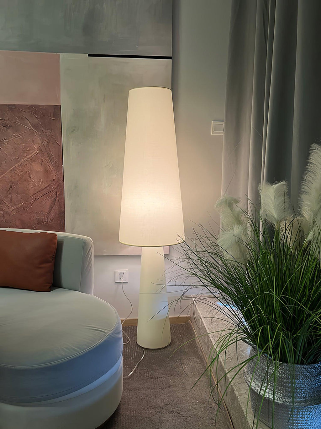 Column Fabric Floor Light, Floor Lamp, detail 25