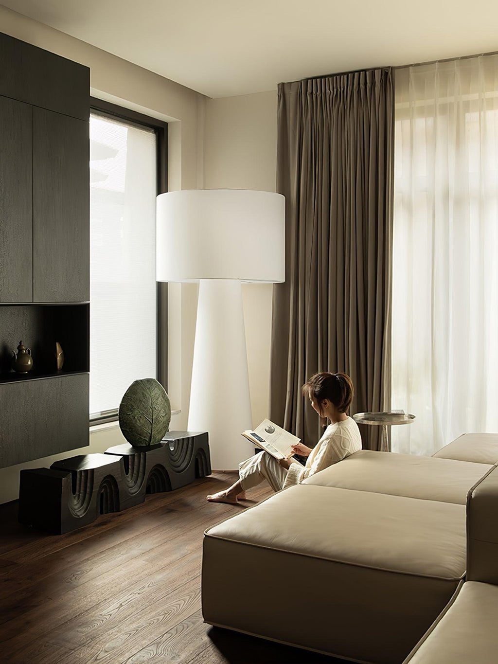 Column Fabric Floor Light, Floor Lamp, detail 10