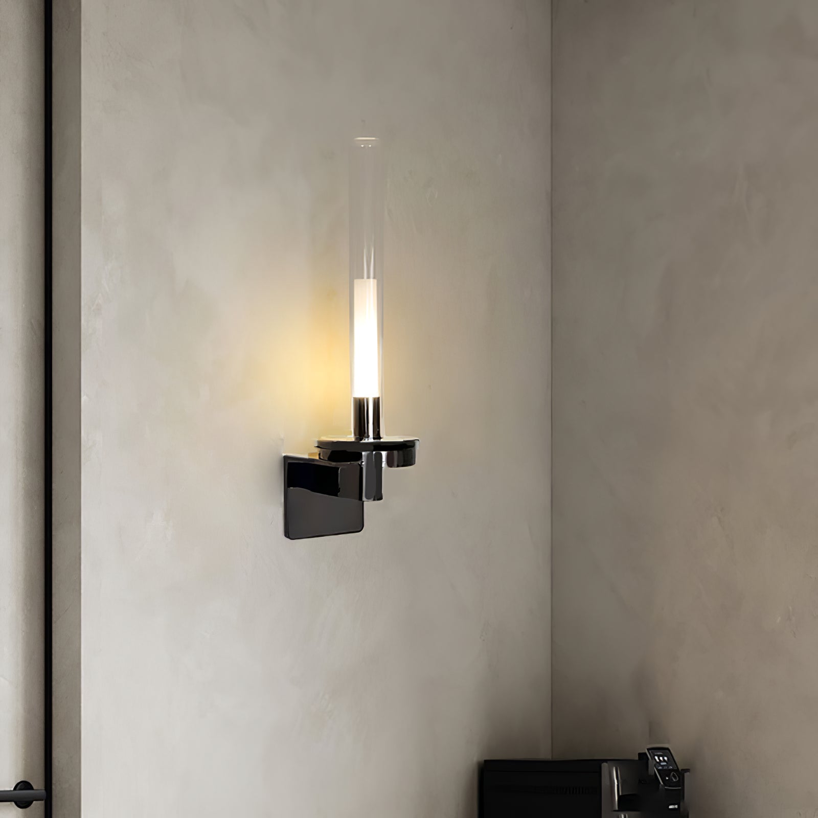 Column Torch Wall Light, Hardwired Wall Sconce, detail 2
