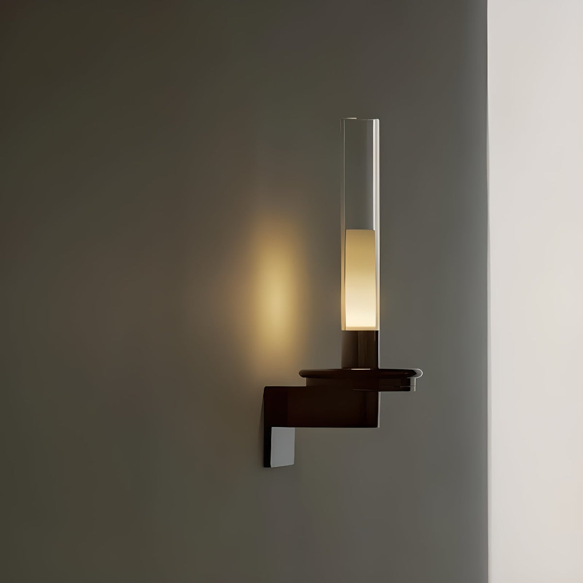 Column Torch Wall Light, Hardwired Wall Sconce, detail 4