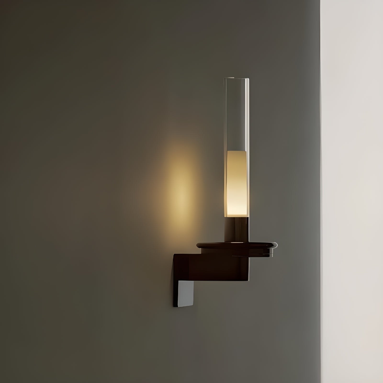 Column Torch Wall Light, Hardwired Wall Sconce, detail 4