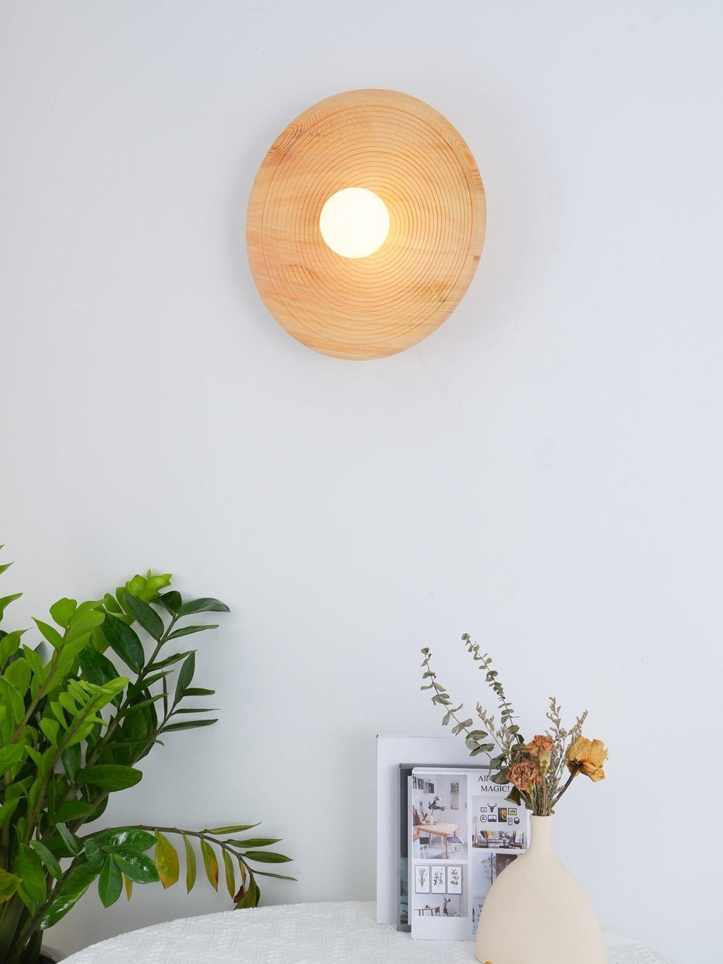 Lumina Contour Wooden Wall Light, Hardwired Wall Sconce, detail 31