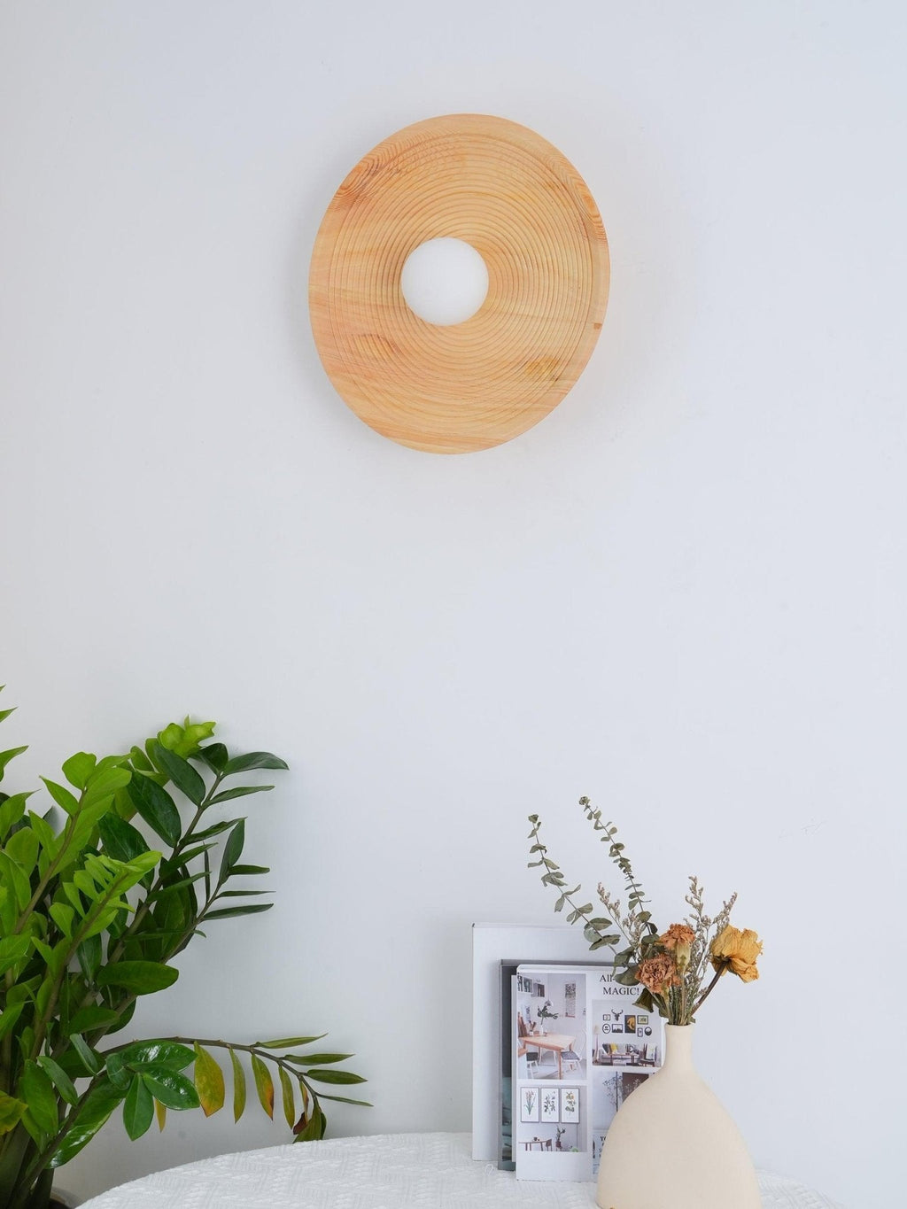 Lumina Contour Wooden Wall Light, Hardwired Wall Sconce, detail 32