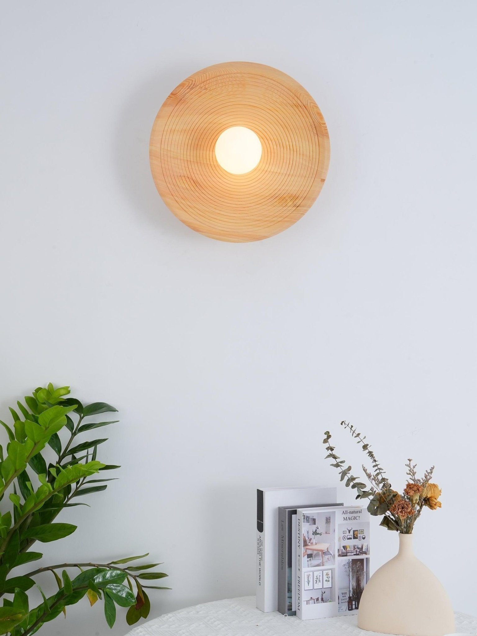 Lumina Contour Wooden Wall Light, Hardwired Wall Sconce, detail 30