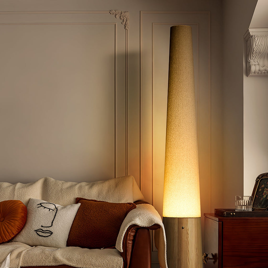 Cone Wooden Floor Light, Floor Lamp, detail 12