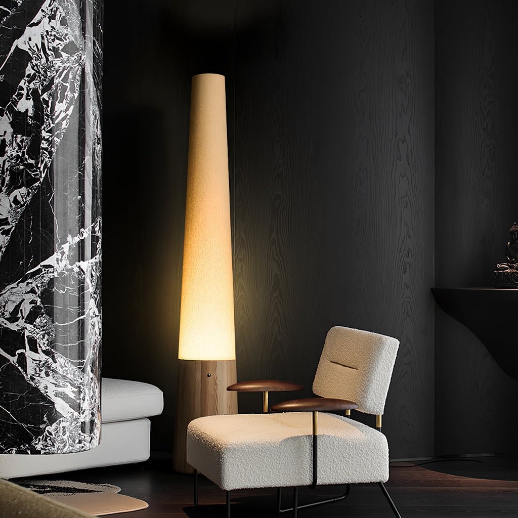 Cone Wooden Floor Light, Floor Lamp, detail 14