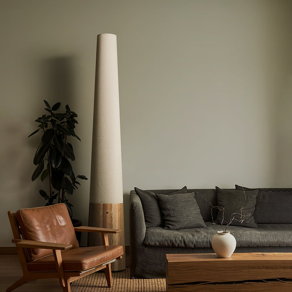 Cone Wooden Floor Light, Floor Lamp, detail 15