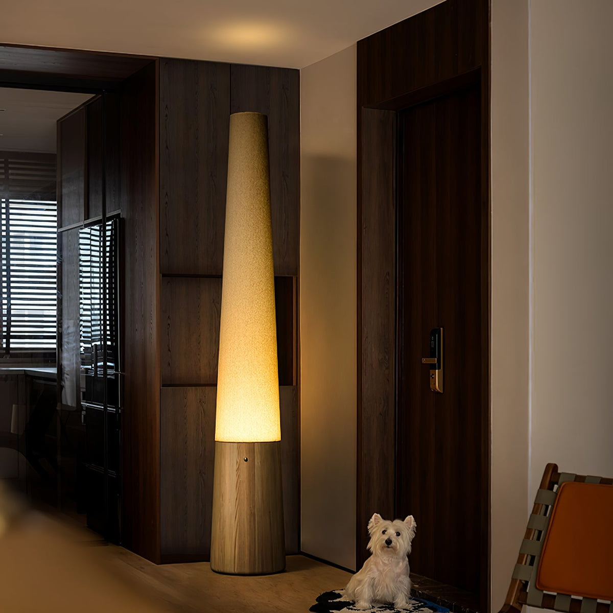 Cone Wooden Floor Light, Floor Lamp, detail 16