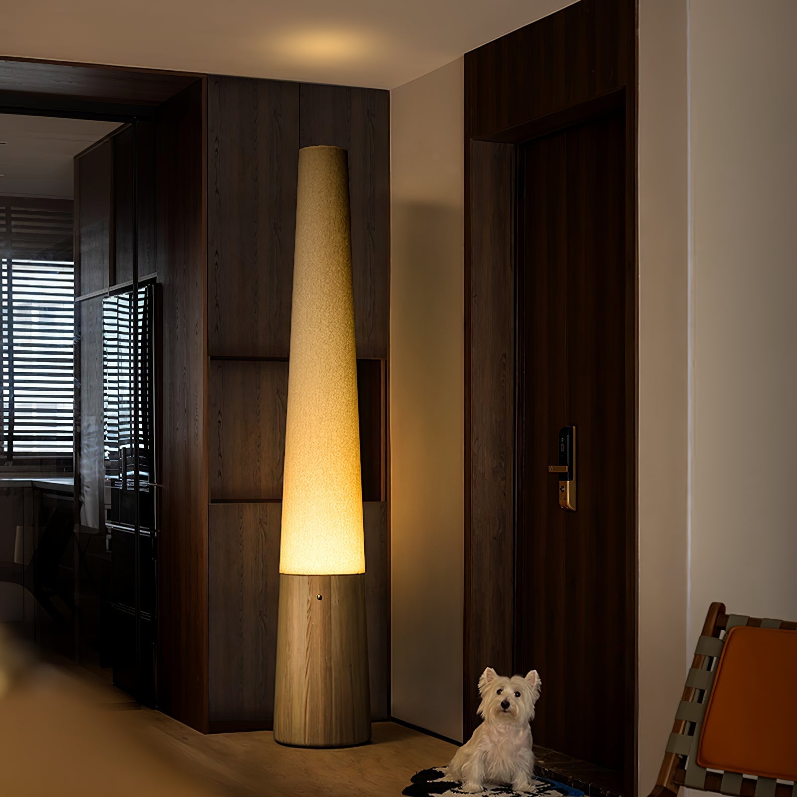Cone Wooden Floor Light, Floor Lamp, detail 16
