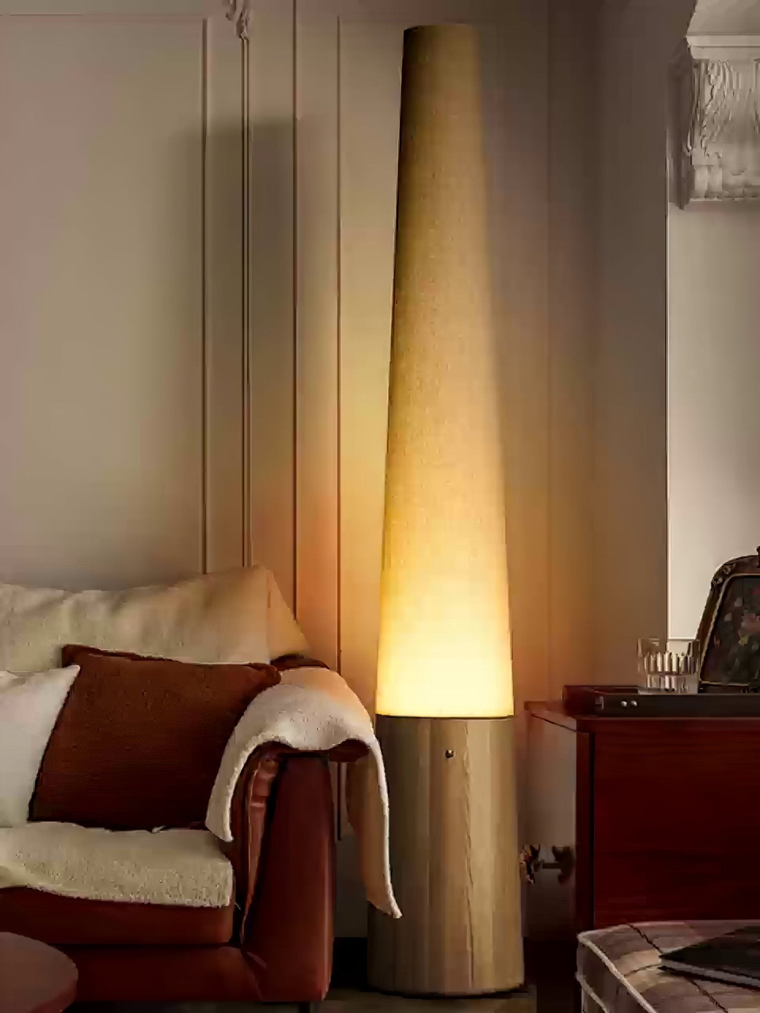 Cone Wooden Floor Light, Floor Lamp, detail 17