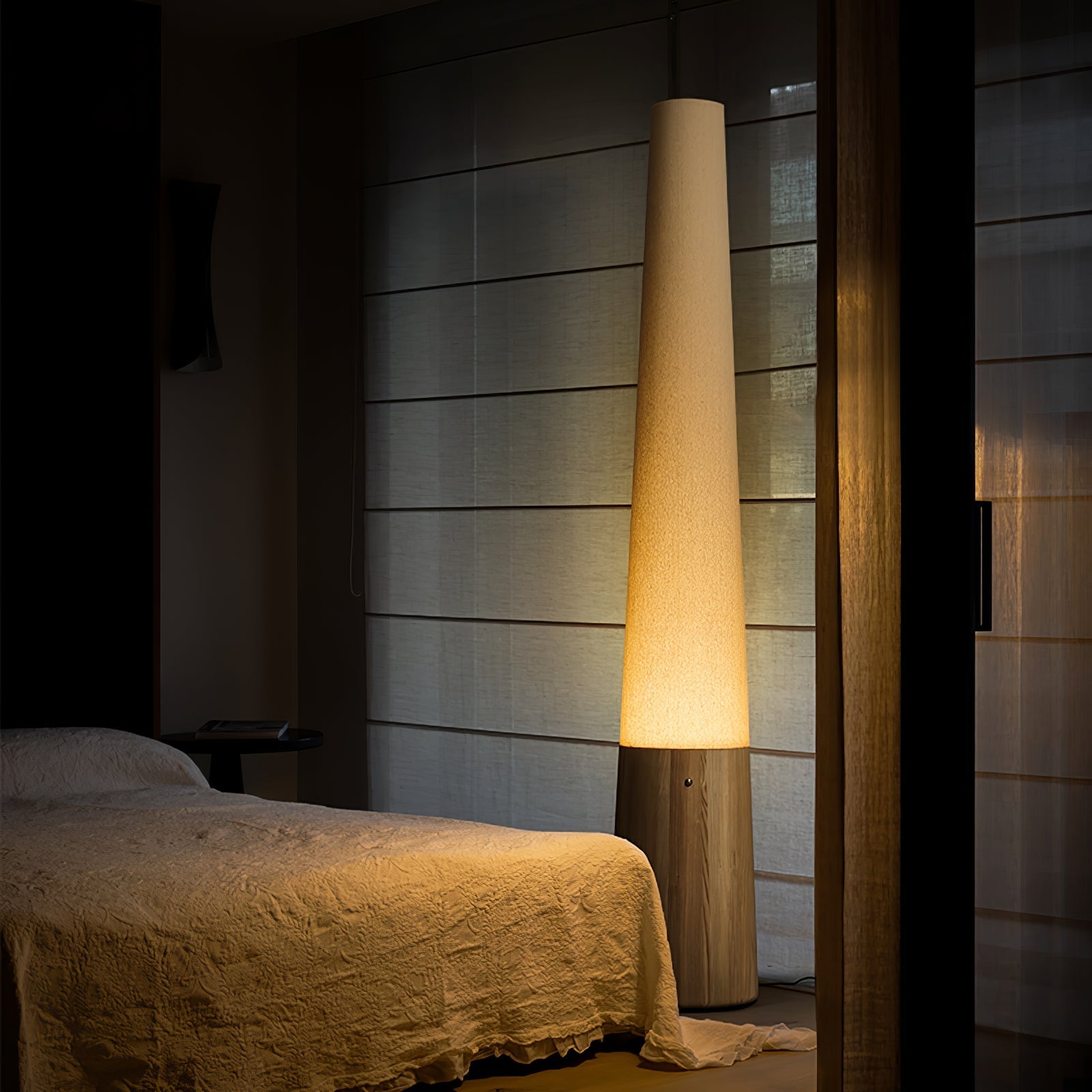 Cone Wooden Floor Light, Floor Lamp, detail 2