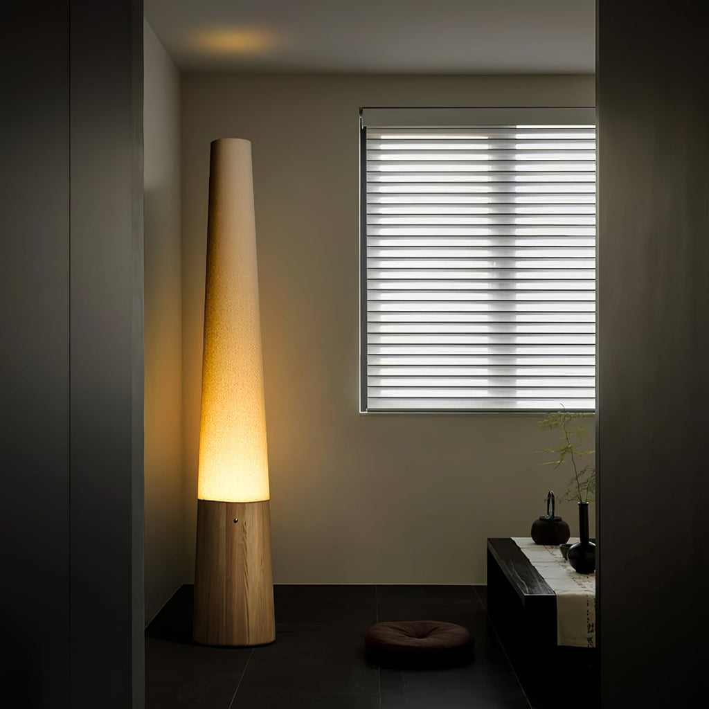 Cone Wooden Floor Light, Floor Lamp, detail 7