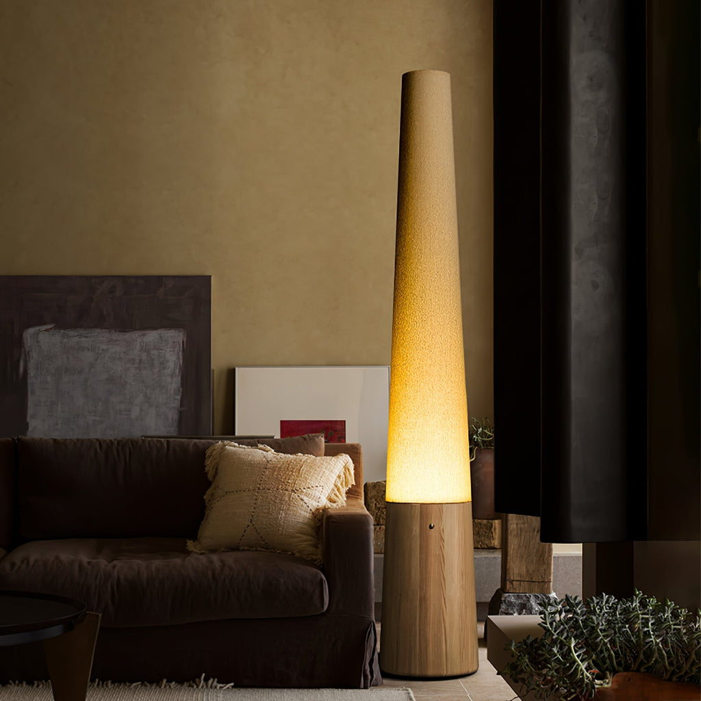 Cone Wooden Floor Light, Floor Lamp, detail 9
