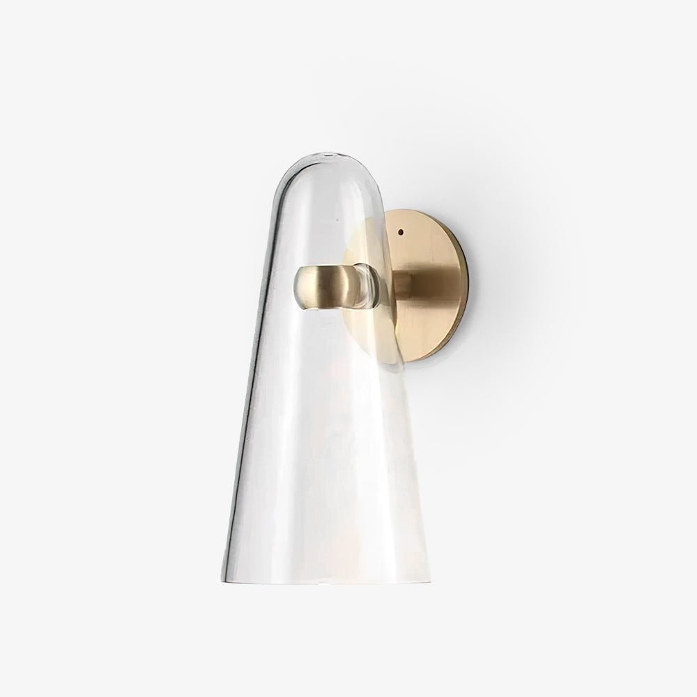 Conical Glass Wall Light, Hardwired Wall Sconce, detail 53