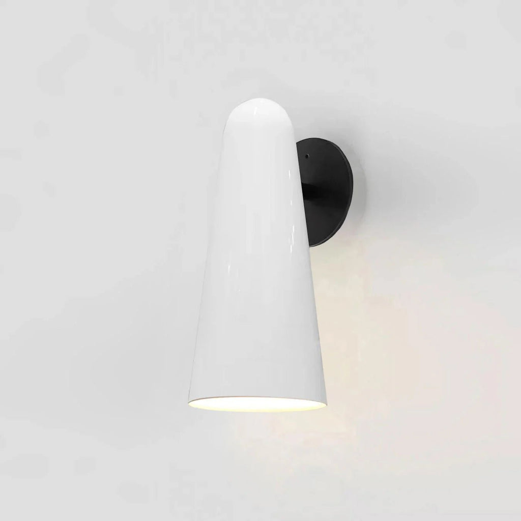 Conical Glass Wall Light, Hardwired Wall Sconce, detail 55