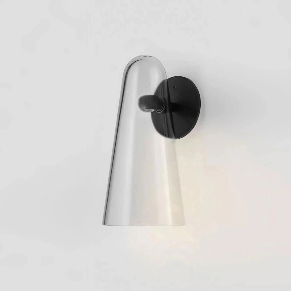 Conical Glass Wall Light, Hardwired Wall Sconce, detail 54