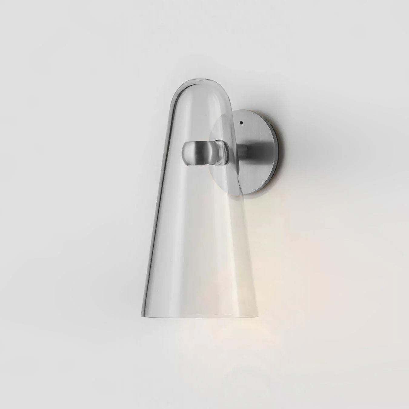 Conical Glass Wall Light, Hardwired Wall Sconce, detail 38