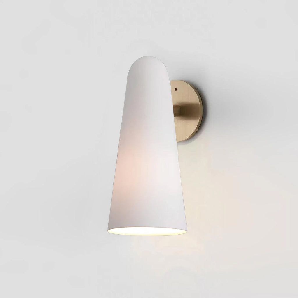 Conical Glass Wall Light, Hardwired Wall Sconce, detail 41