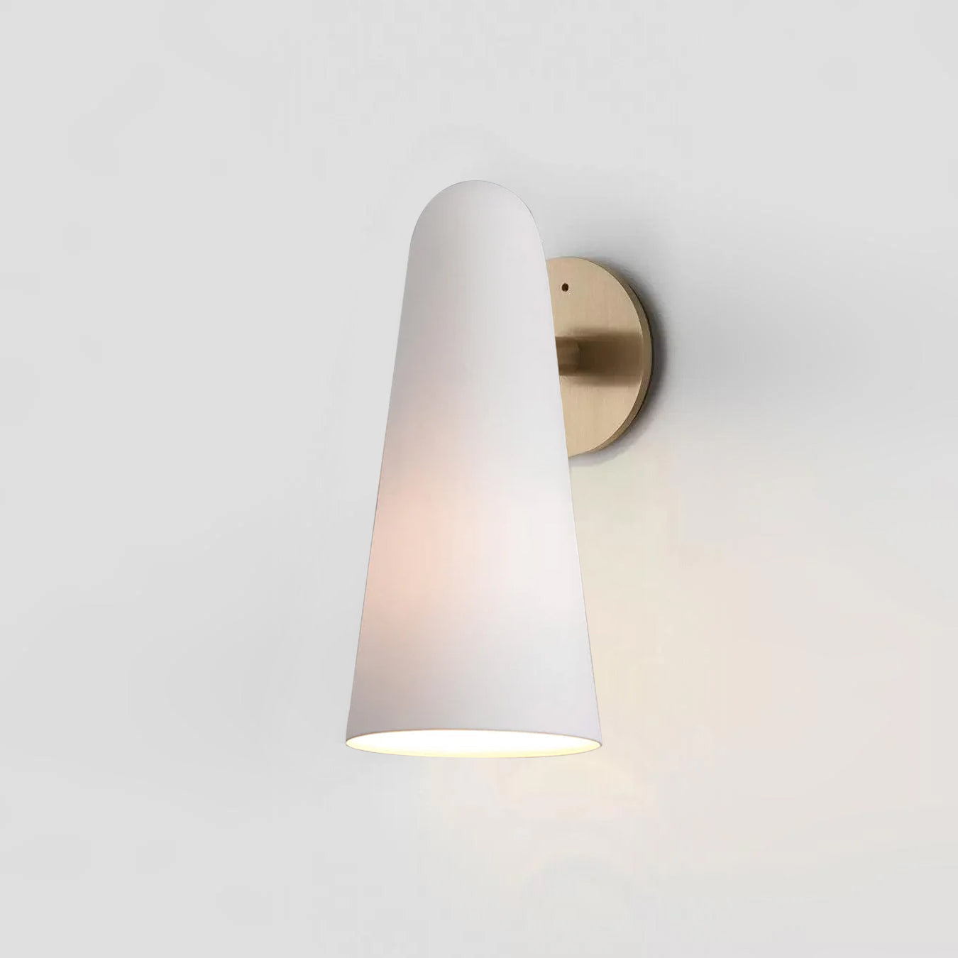 Conical Glass Wall Light, Hardwired Wall Sconce, detail 41