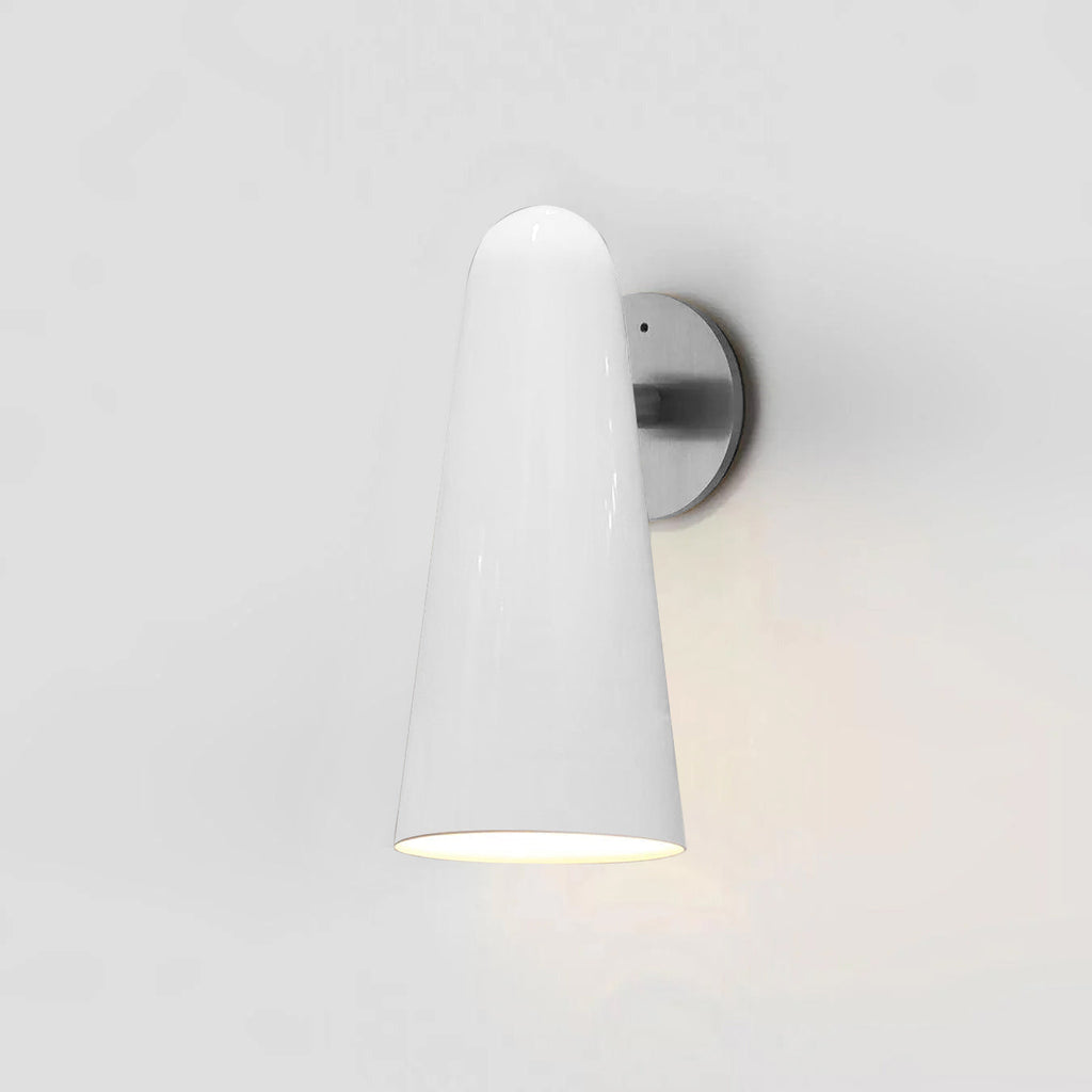 Conical Glass Wall Light, Hardwired Wall Sconce, detail 42