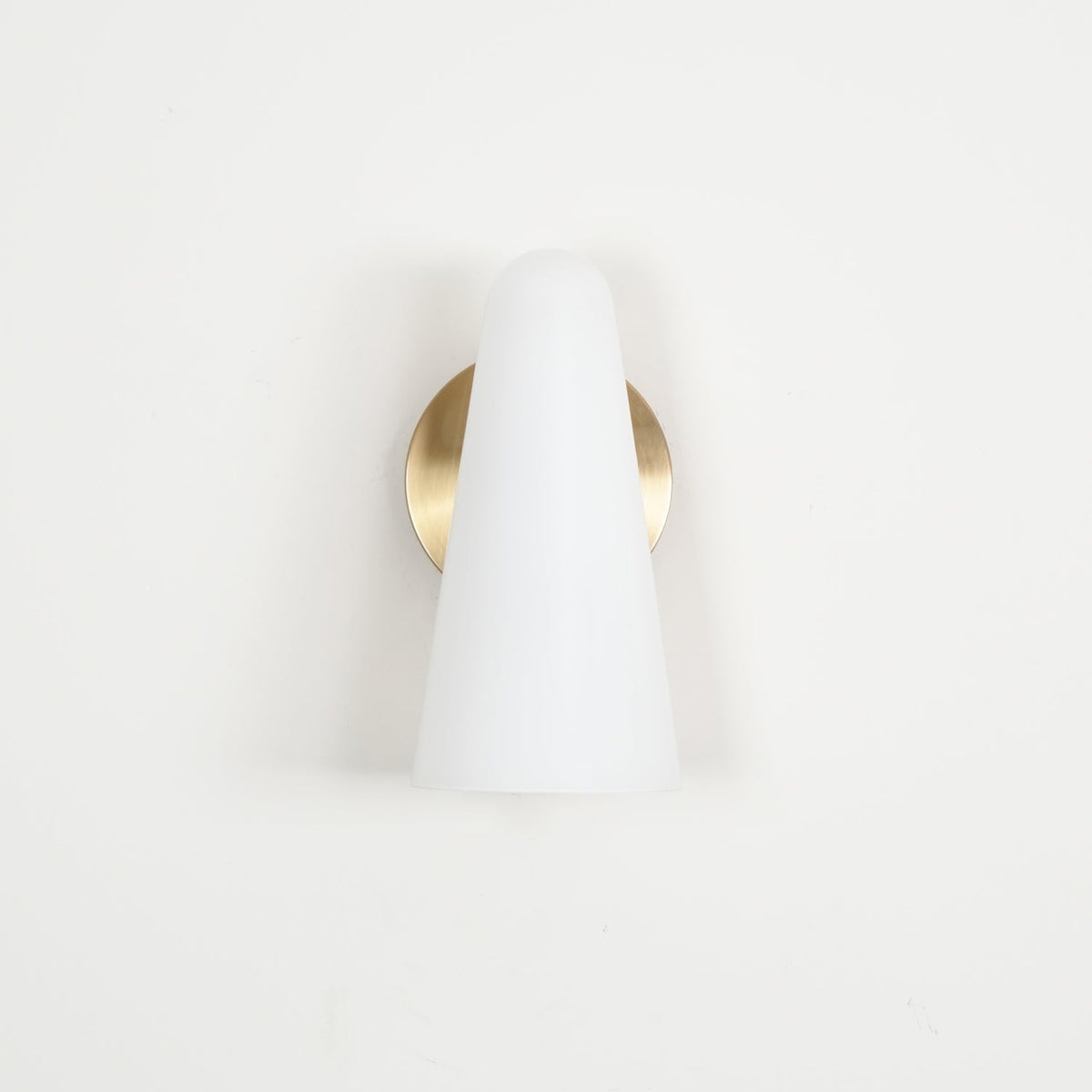 Conical Glass Wall Light, Hardwired Wall Sconce, detail 44