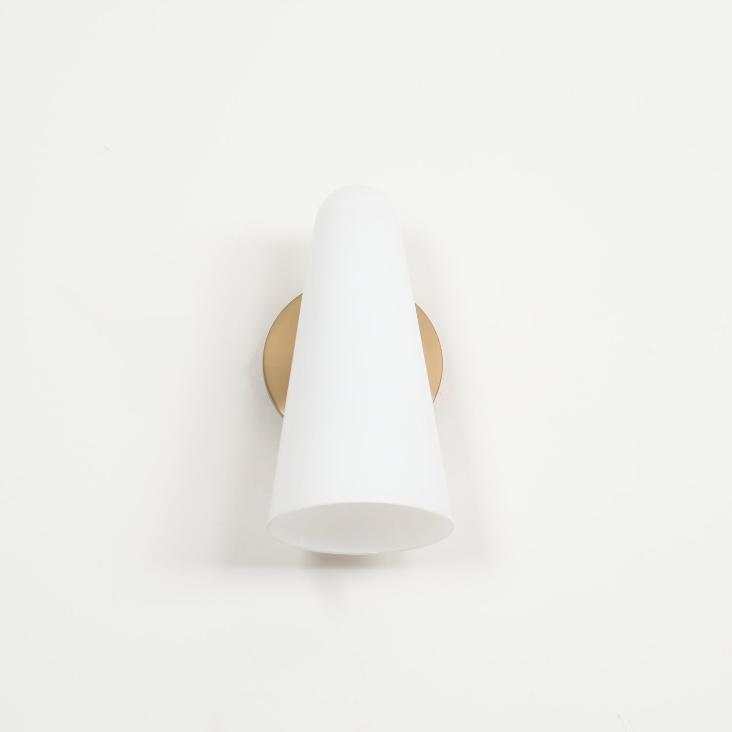 Conical Glass Wall Light, Hardwired Wall Sconce, detail 49
