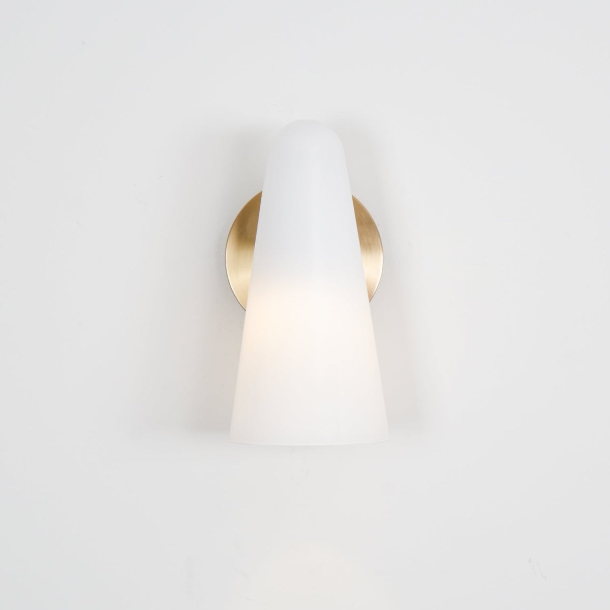 Conical Glass Wall Light, Hardwired Wall Sconce, detail 47