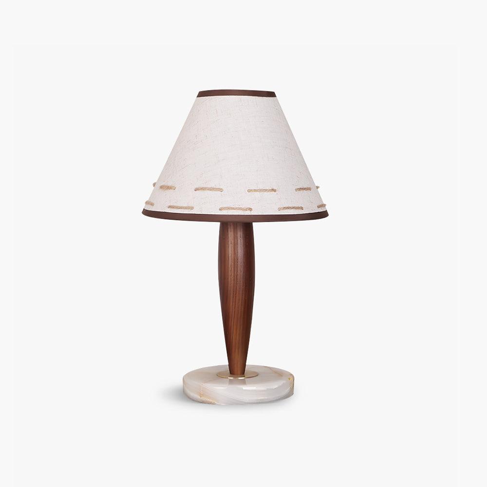 Conical Table Light, Bedside Table Lamp, Fabric, Dia 25 cm x H 41cm