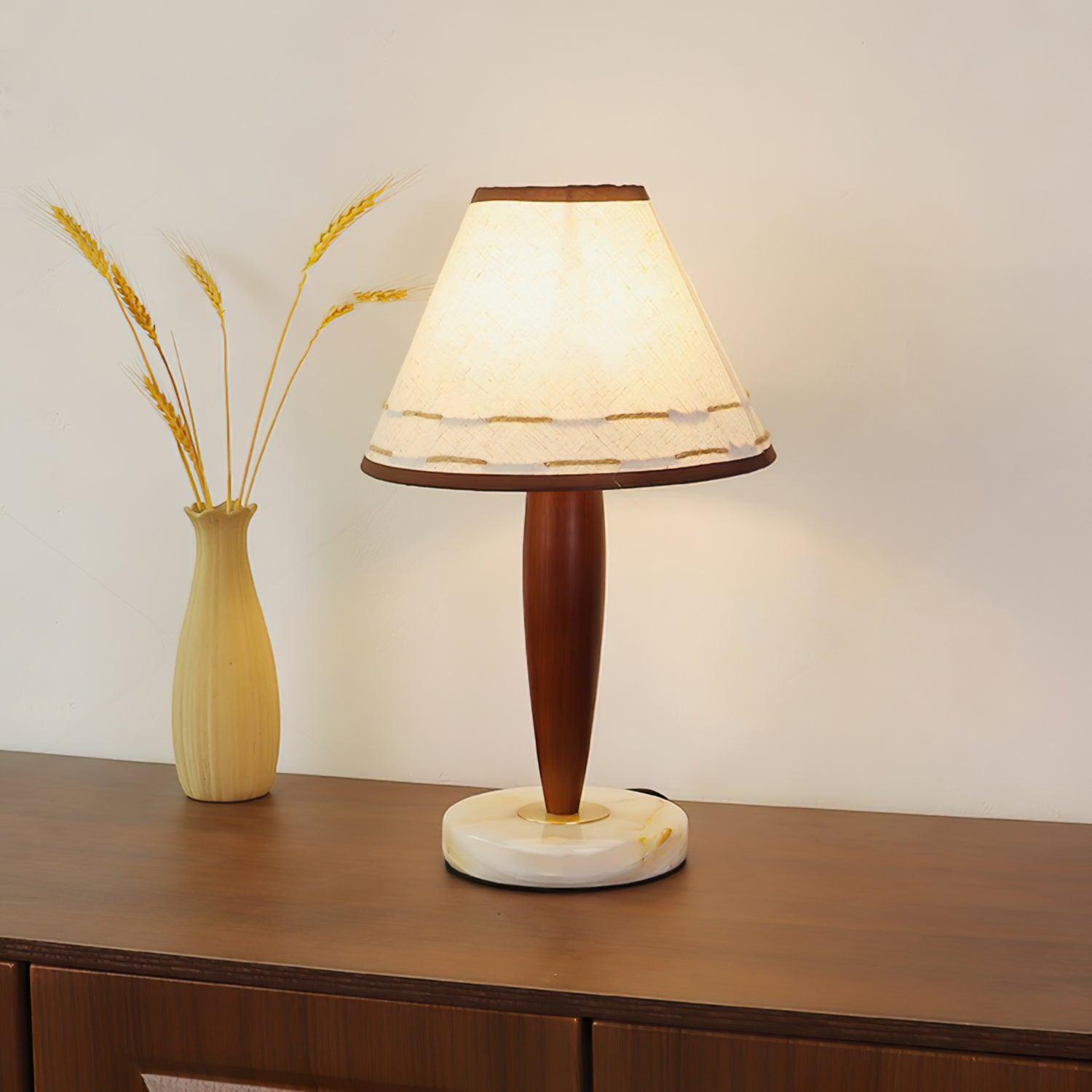 Conical Table Light, Bedside Table Lamp, detail 2