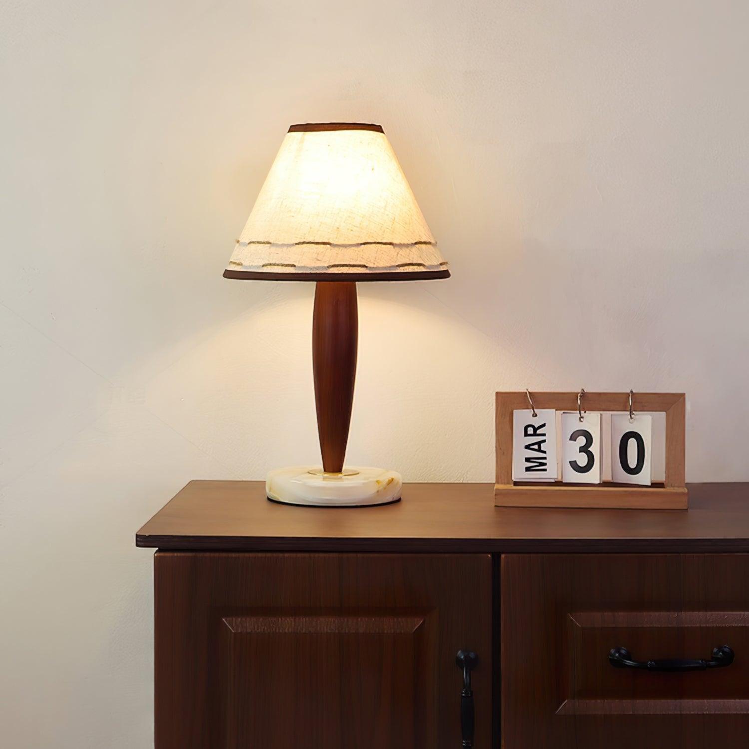 Conical Table Light, Bedside Table Lamp, detail 4