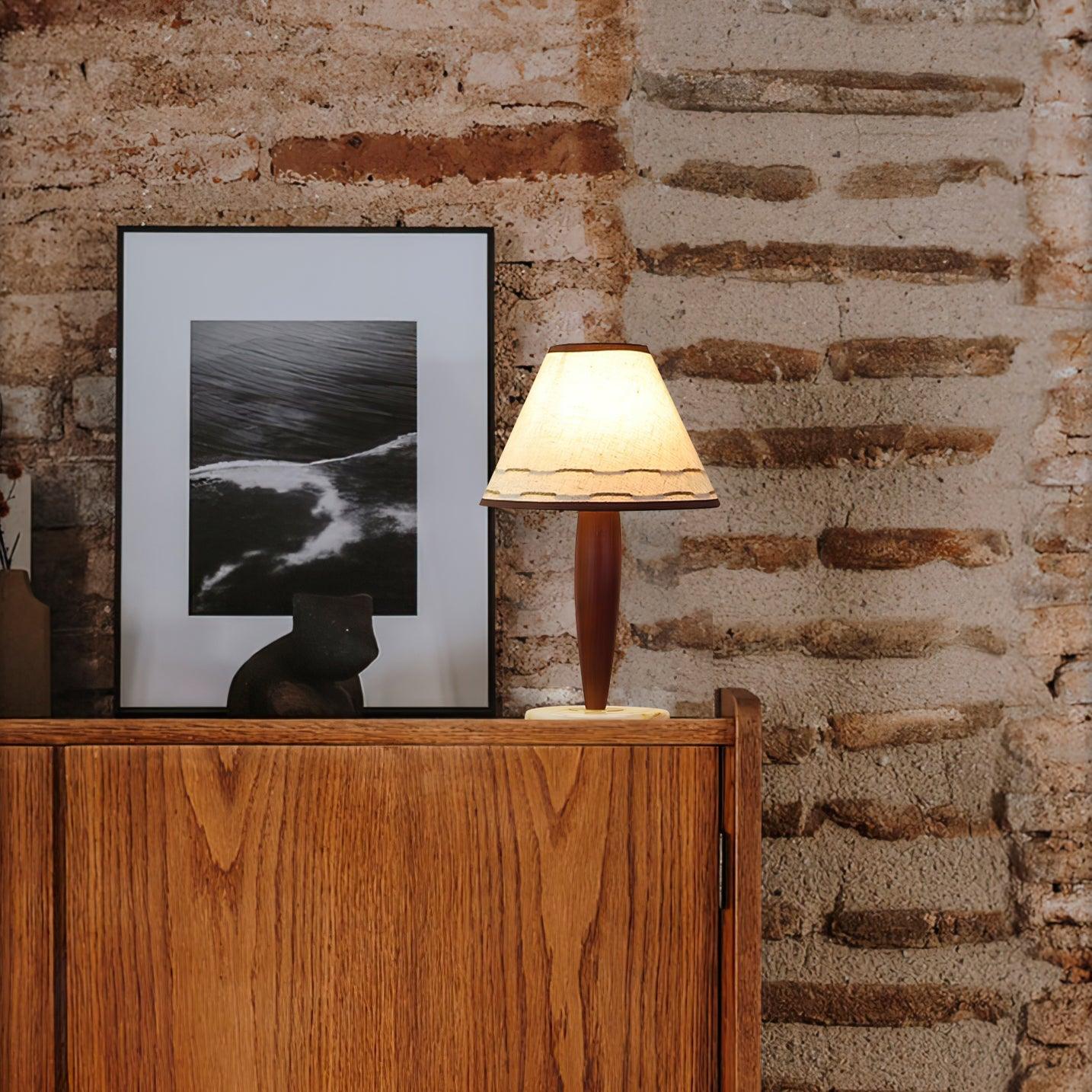 Conical Table Light, Bedside Table Lamp, detail 3