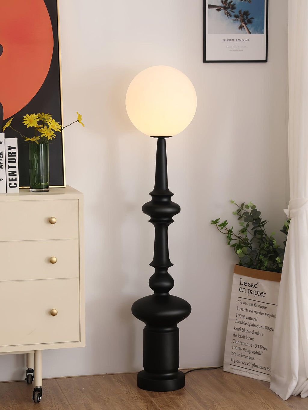 Roman Column Floor Light, Floor Lamp, detail 23